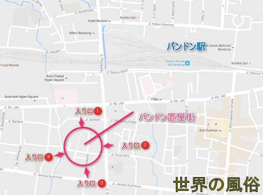 バンドン(バンドゥン)の置屋街 サリテムsaritemで極上サービス中出しハメ撮り