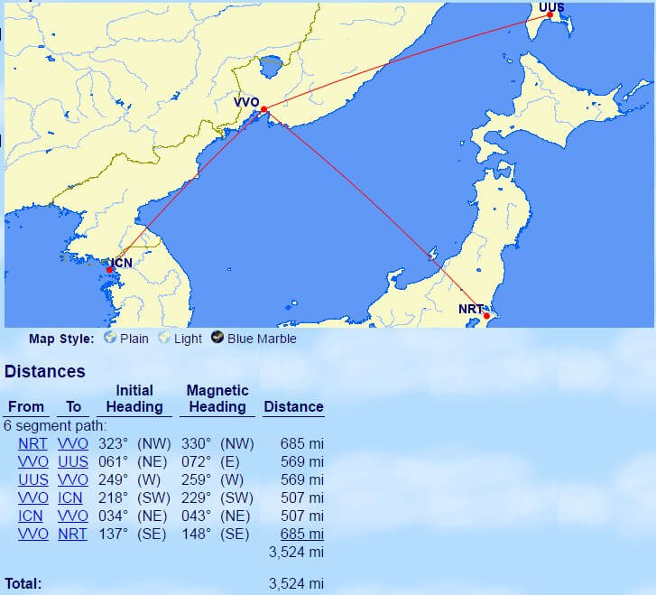 nrt-vvo-uus-vvo-icn-vvo-nrt